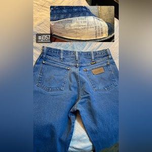 wranglers, 32x34, blue jeans